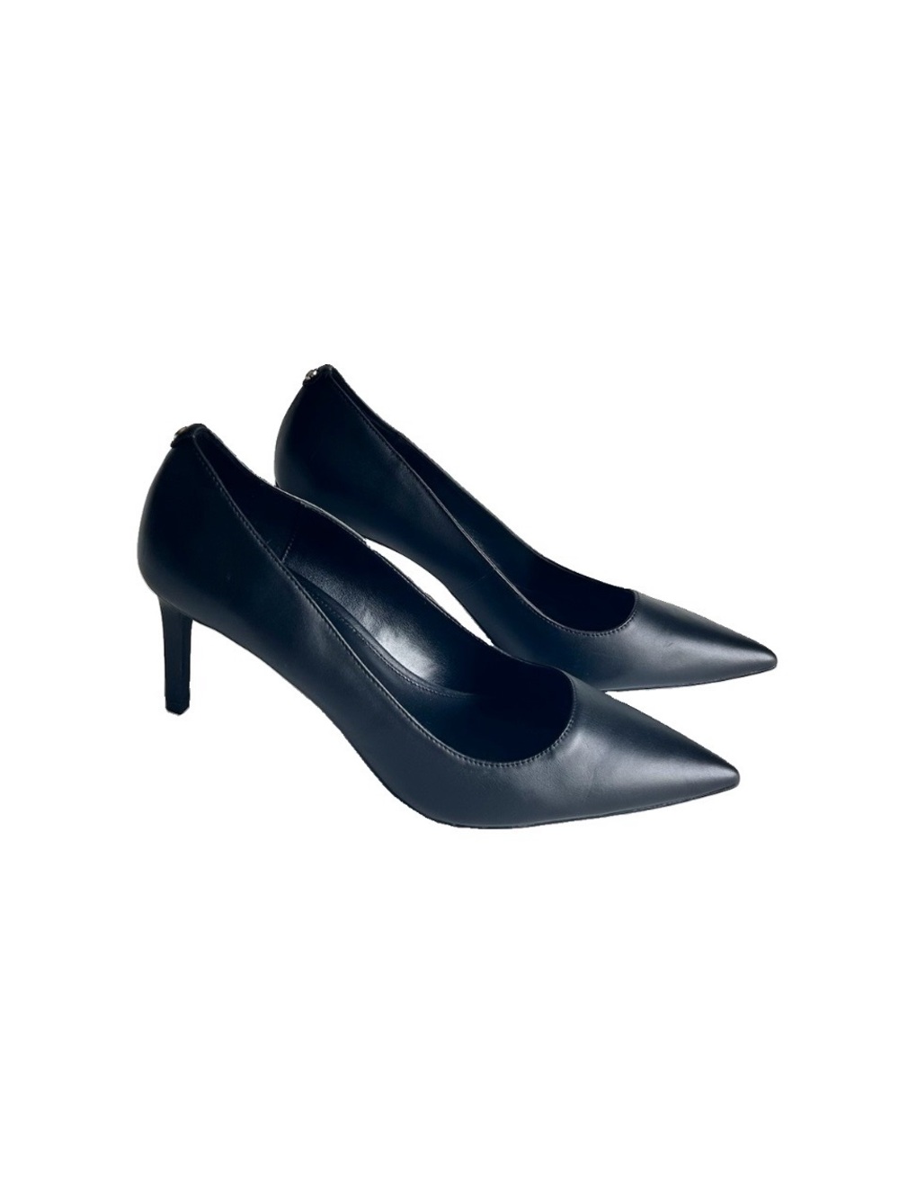 Michael Kors Black Man Made Leather Point Toe Classic Heels size 11